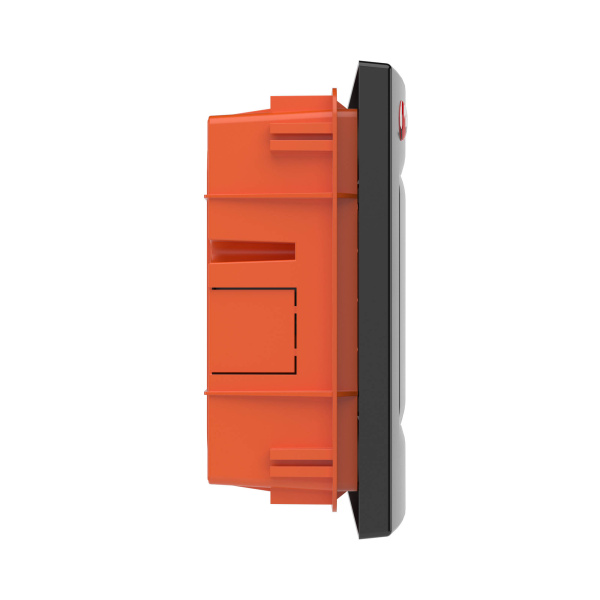 ЩРв-П-8, IP41, черный, с клеммным блоком 63А DKC