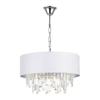 Люстра подвесная Хром/Белый E14 7*40Вт SLE1120-103-07 EVOLUCE