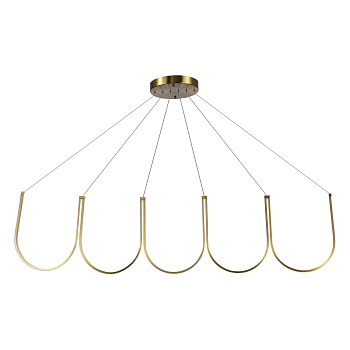 Светильник подвесной Золотистый LED 1*68Вт 3000К SL6202.213.01 ST LUCE