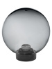 Светильник НТУ 03- 60-202 шар d=200 мм IP54 (дымчатый ПММА, основание плоское ПК, Е27) TDM
