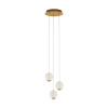 Подвесной светильник 3*LED 18Вт Латунь IP20 Sapphire MOD293PL-L18BS3K Maytoni