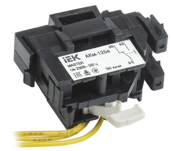 Контакт аварийный АКм-125е (АКм-32) для ВА88-32 MASTER с электронным расцепителем IEK