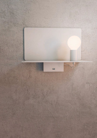 Бра 1*E27 60Вт Белый IP20 Rack C182-TL-01-W Technical