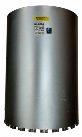 Коронка алмазная 302*450 Laser 1 1/4 UNC HD726 Hilberg