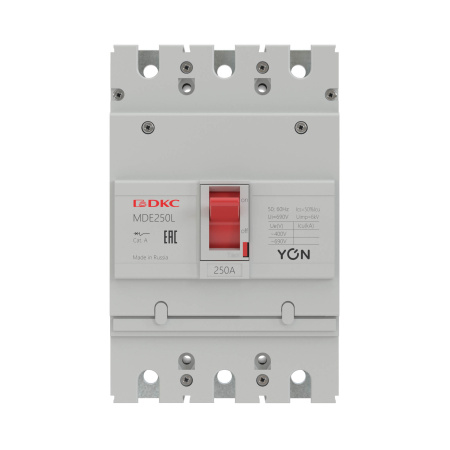 Выключатель автоматический ВА YON MDE250H125 3П 125А 40кА DKC