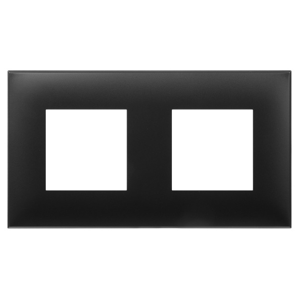 Рамка "Avanti", "Черный матовый", 2 поста (4 мод.) DKC