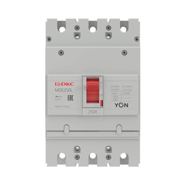 Выключатель автоматический ВА YON MDE250H125 3П 125А 40кА DKC