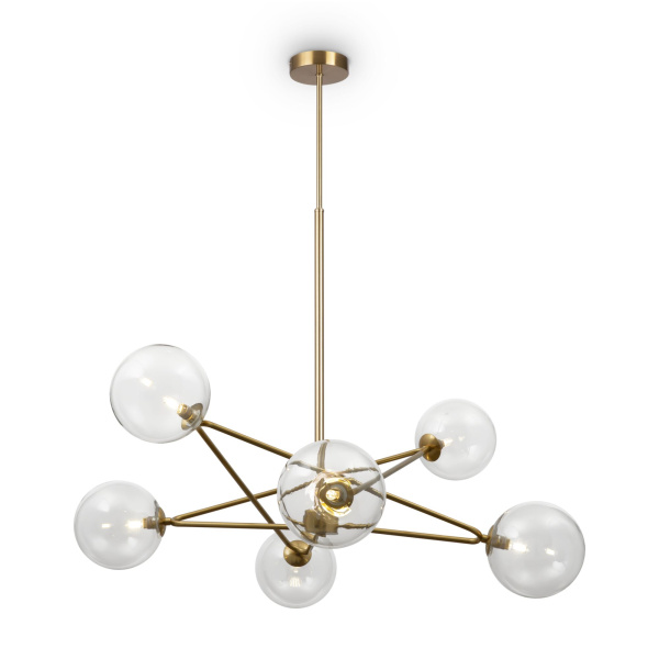 Подвесной светильник 6*G9 35Вт Латунь IP20 Bumble FR5144PL-06TR Freya