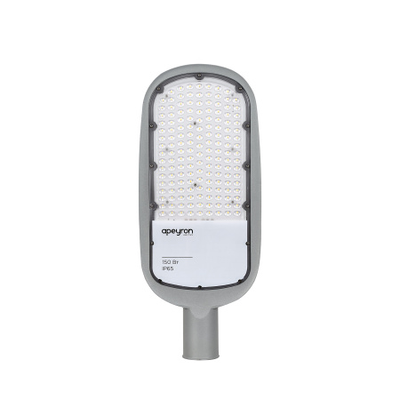 29-05 Светильник светодиодный, уличный, консольный 150Вт, 230/50Гц, 16500лм, 5000К, IP65, КСС "Ш", 540*215*80мм, Ф60мм, серый APEYRON