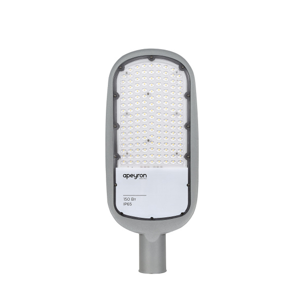 29-05 Светильник светодиодный, уличный, консольный 150Вт, 230/50Гц, 16500лм, 5000К, IP65, КСС "Ш", 540*215*80мм, Ф60мм, серый APEYRON