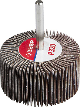 D 60x30 мм, P320, круг шлифовальный лепестковый ЗУБР