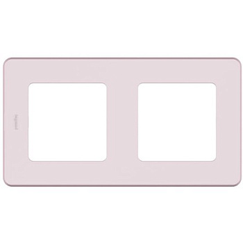 INSPIRIA Рамка горизонт/вертик 2 мест . розовый IP20 Legrand