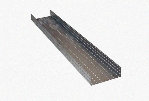 Лоток перфорированный ЛМ 400х50х3000 УХЛ1, оцинкованный лист S1,5