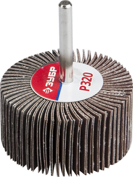 D 60x30 мм, P320, круг шлифовальный лепестковый ЗУБР