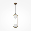 Подвесной светильник 2*G9 25Вт Латунь IP20 Ring MOD013PL-02BS1 Maytoni