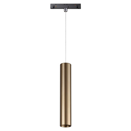 Трековый св-к для низков.шинопр.,провод 0,8м IP20 LED 4000K 20W 48V бронза светл/черн FLUM NOVOTECH