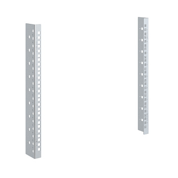 Вертикальные монтажные профили 9U, "L" для 19" IT-корпусов ДКС серии STI/CQE, 2шт DKC