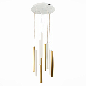 Светильник подвесной Белый LED 1*27Вт 4000К 2 295Lm Ra IP20 D350xH1 500 180-240В ST153.543.27 ST LUCE