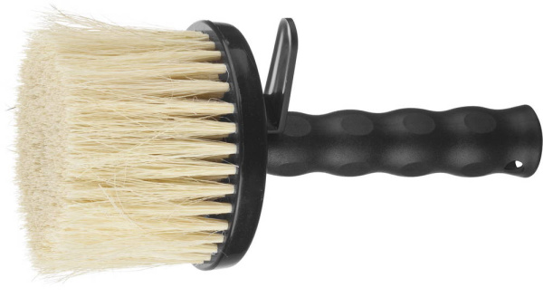 Макловица "ЭКСПЕРТ" БИТУМНАЯ, спец щетина из натур растительного волокна, круглая, пластмассовый корпус, d=110мм ЗУБР