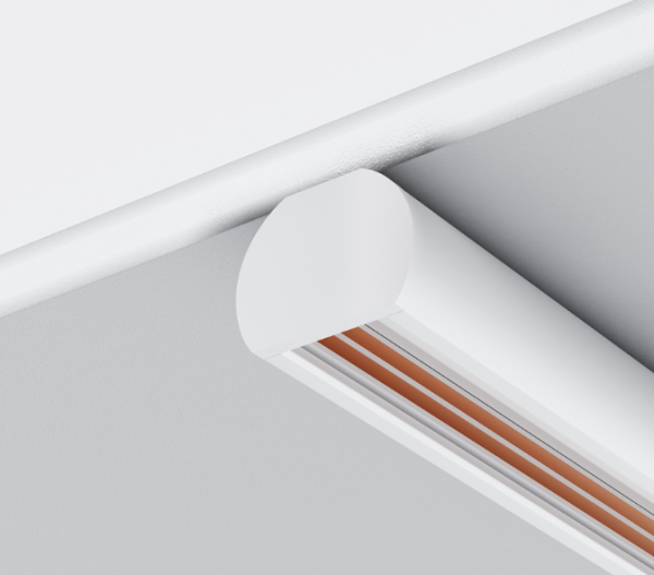 Заглушки для круглого низкопрофильного шинопровода Exility 2шт Maytoni