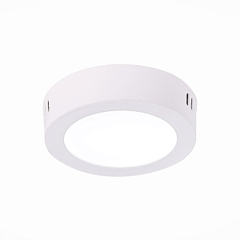 Светильник настенно-потолочный Белый LED 1*6Вт 4000К 370Lm Ra80 120° IP20 D110xH28 90-265В ST112.542.06 ST LUCE