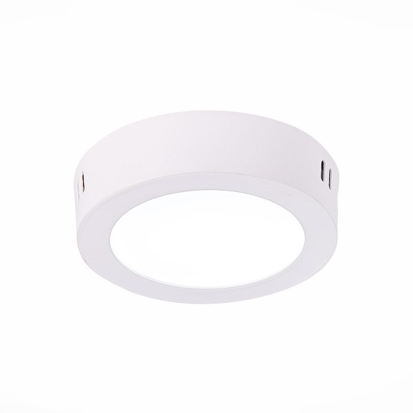 Светильник настенно-потолочный Белый LED 1*6Вт 4000К 370Lm Ra80 120° IP20 D110xH28 90-265В ST112.542.06 ST LUCE