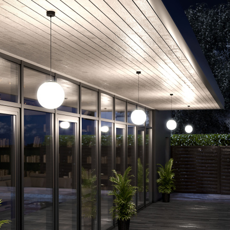 Светильник садово-парковый 1*E14 черный IP54 Sfera (a061034) Elektrostandard