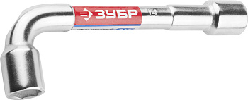 Ключ торцовый "Мастер" двухсторонний L-образный, проходной, 14мм ЗУБР