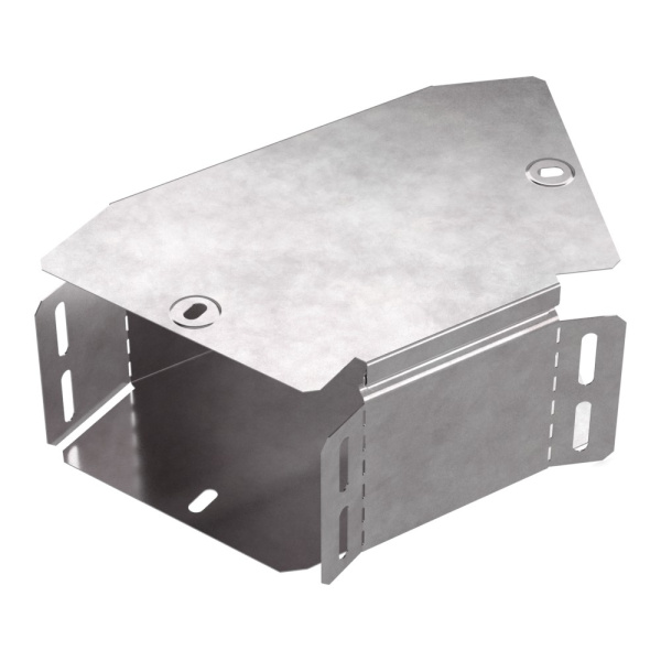 Угол горизонтальный 45 градусов с крышкой Стандарт 150х100 Промрукав