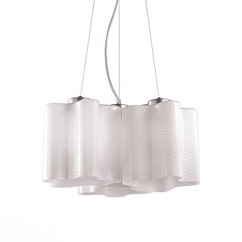 Люстра подвесная Серебристый/Белый с полосками E27 3*60Вт SL117.503.03 ST LUCE