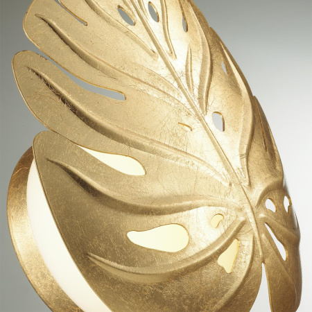 Бра G9 2*5W JUNGLE золотистый/белый/стекло B ODEON LIGHT