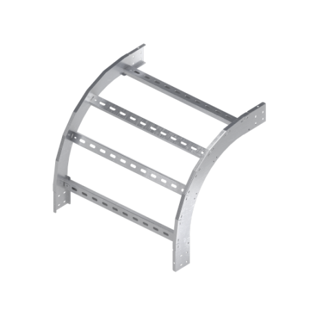 Угол вертикальный внешний 90 градусов 100х450, R300, 1,5 мм, AISI 304 DKC