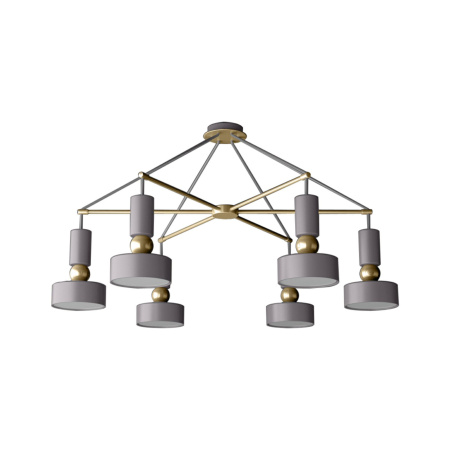 Подвесной светильник 6*E14 40Вт Серый IP20 Void MOD030PL-06GR Maytoni