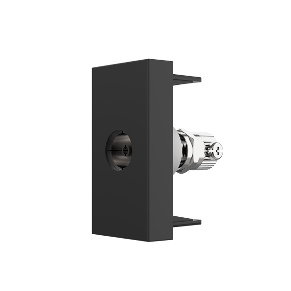 ТВ-розетка черная (механизм) Livolo