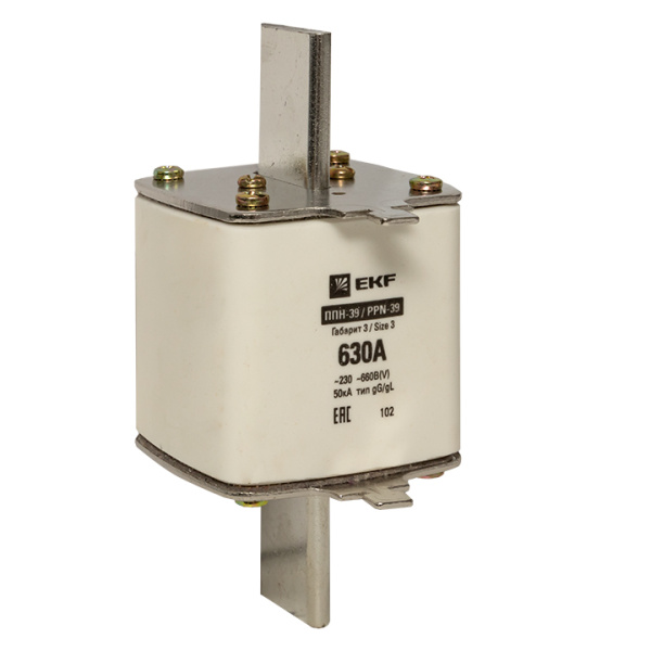 Плавкая вставка ППН-39 630/630А габарит 3 PROxima EKF
