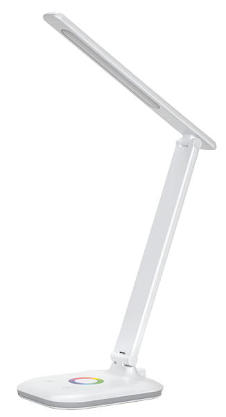 LIGHTING Светильник светодиодный настольный 2008 9Вт на подставке диммер RGB-ночник белый IEK