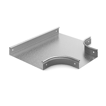 Переход Т-образный плавный 400х100х50, толщ. 0,7 мм, Сендзимир цинк Ostec