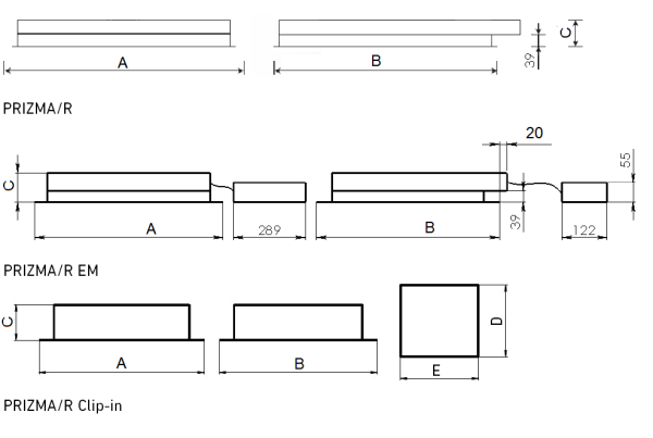 Светильник PRIZMA/R 595