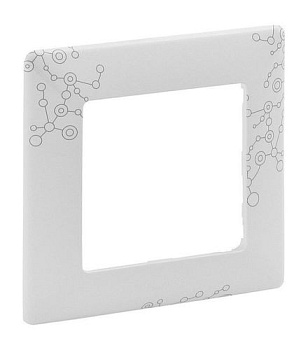 СНЯТ Valena LIFE Рамка горизонтальная 1-м . эл грей IP20 Legrand