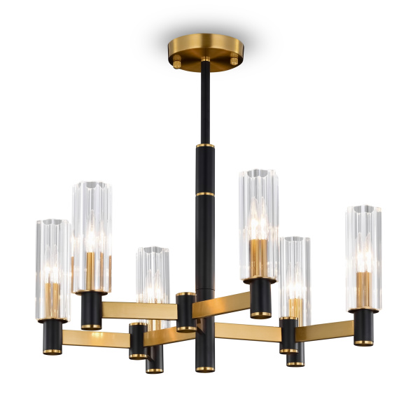 Люстра 6*E14 40Вт Латунь IP20 Ambra FR5167PL-06BS Freya