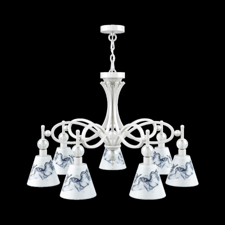 Люстра 7*E14 40Вт Матовый Белый IP20 Eclectic 13 M2-07-WM-LMP-O-10 Maytoni