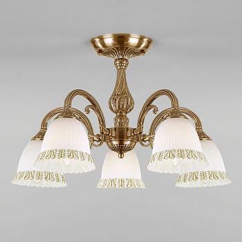 Классическая люстра 5*E27 60Вт античная бронза IP20 Campina (60107/5 античная бронза) Eurosvet