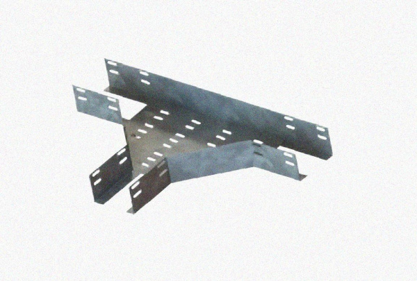 Лоток тройниковый перфорированный ОТ 200х50 У3, окрашенный, S1,5