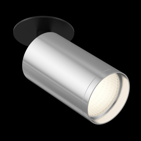 Встраиваемый светильник 1*GU10 10Вт Черный и Хром IP20 FOCUS S C049CL-1BCH Technical