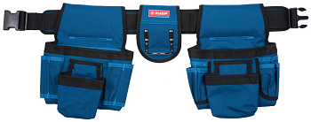 Пояс "ЭКСПЕРТ" монтажника, держатель для молотка, 18 карманов ЗУБР