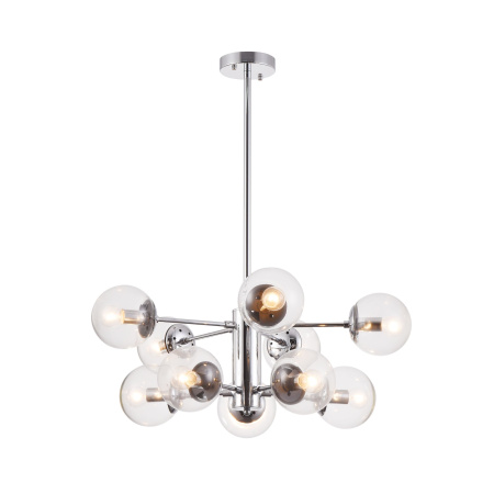 Подвесной светильник 10*E14 60Вт Хром IP20 Richard FR5596PL-10CH Freya