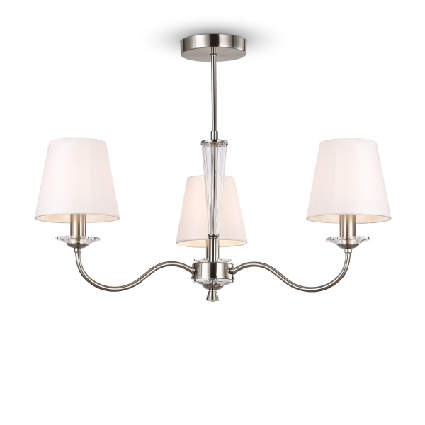 Люстра 3*E14 40Вт Никель IP20 Osborn FR2027PL-03N Freya