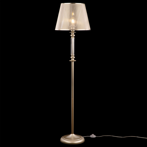 Напольный светильник (торшер) 1*E27 40Вт Матовое Золото IP20 Ksenia FR2539FL-01G Freya