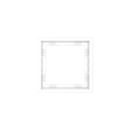 Рамка пластиковая Voltum S70 на 1 пост, (белый матовый)