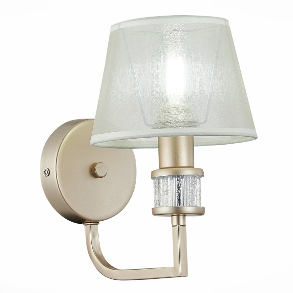 Светильник настенный Золотистый/Шампань E14 1*40Вт SLE107501-01 EVOLUCE Светильник настенный Золотистый/Шампань E14 1*40Вт SLE107501-01 EVOLUCE